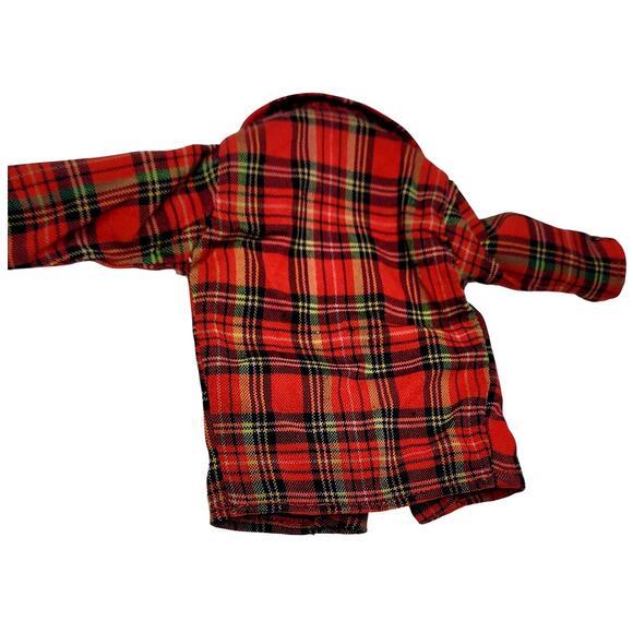 Vintage Ken Sweater "60's Campus Hero" & Plaid Shirt - Picture 4 of 7